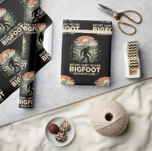 Mount Saint Helens Bigfoot Onderzoeksgebied wordt Cadeaupapier