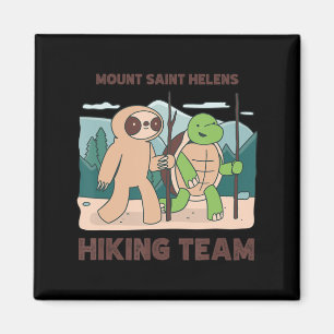 Mount Saint Helens hiking Team klimaat expedition Magneet