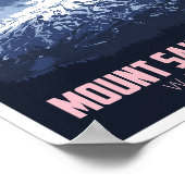 Mount Saint Helens Mountain, Washington, Verenigde Poster (Hoek)