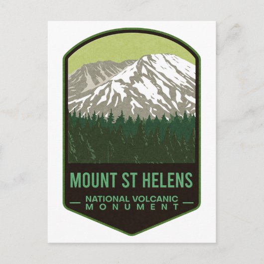 Mount Saint Helens National Volcanic Monument Briefkaart (Voorkant)