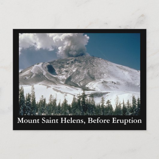 Mount Saint Helens - Pre-Eruption Briefkaart (Voorkant)