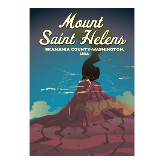 Mount Saint Helens Washington USA Foto Afdruk (Voorkant)