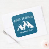 Mount Seymour Provincial Park Vierkante Sticker (Envelop)