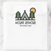 Mount Seymour Provincial Park Vierkante Sticker (Tas)