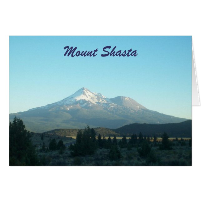 Mount Shasta (Voorkant Horizontaal)