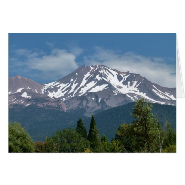 Mount Shasta California (Voorkant Horizontaal)