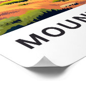 Mount Shasta California Travel Print (Hoek)