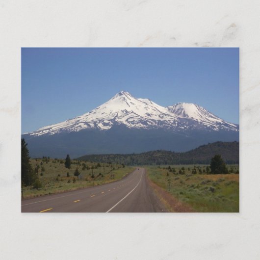 Mount Shasta, Californië Briefkaart (Voorkant)