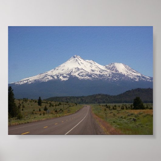 Mount Shasta, Californië Poster (Voorkant)