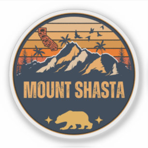 Mount Shasta, Californië Sticker