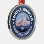 Mount Shasta Metalen Ornament (Rechts)