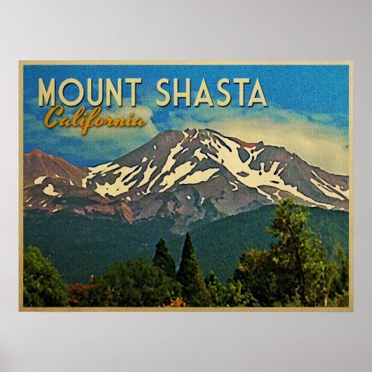 Mount Shasta  Poster (Voorkant)