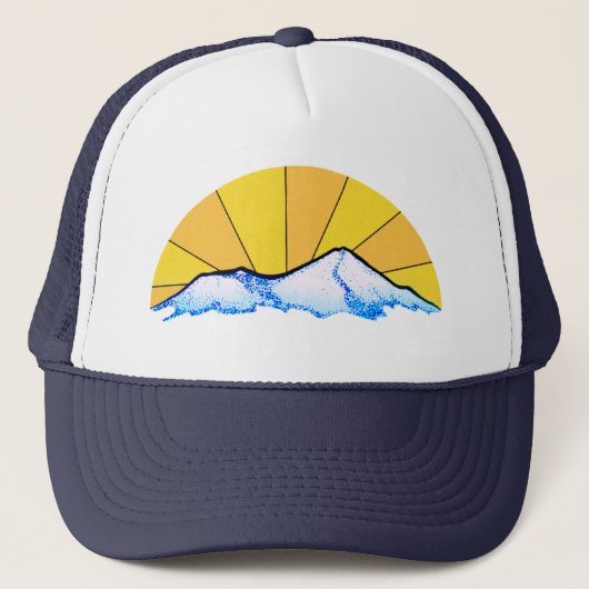 Mount Shasta Trucker Hat Trucker Pet (Voorkant)