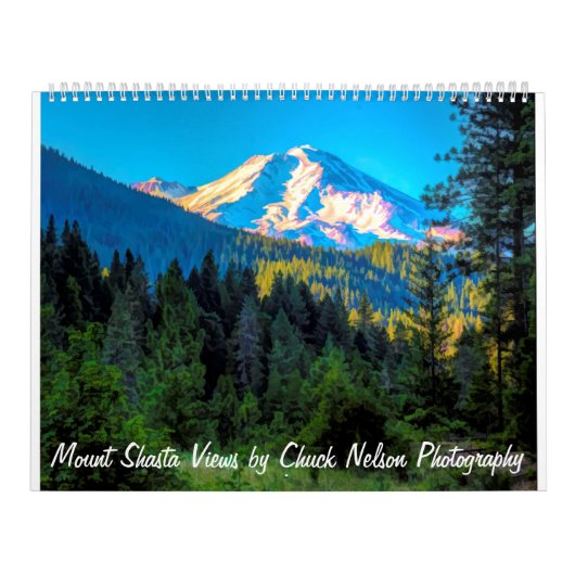 MOUNT SHASTA-UITZICHTEN #3 KALENDER (Hoes)
