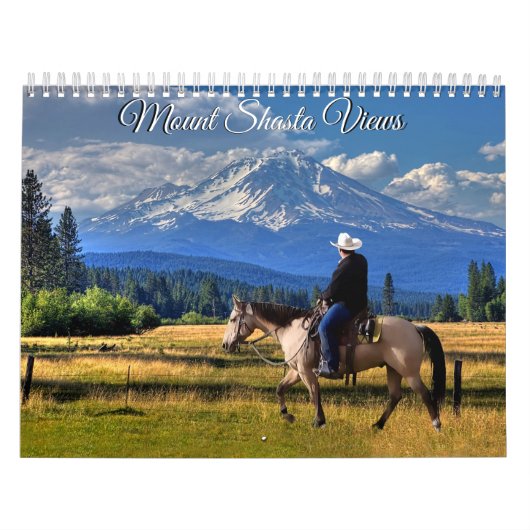 MOUNT SHASTA-UITZICHTEN #4 CALENDAR KALENDER (Hoes)