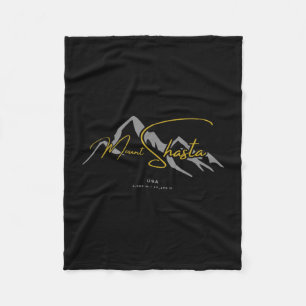 Mount shasta usa  fleece deken