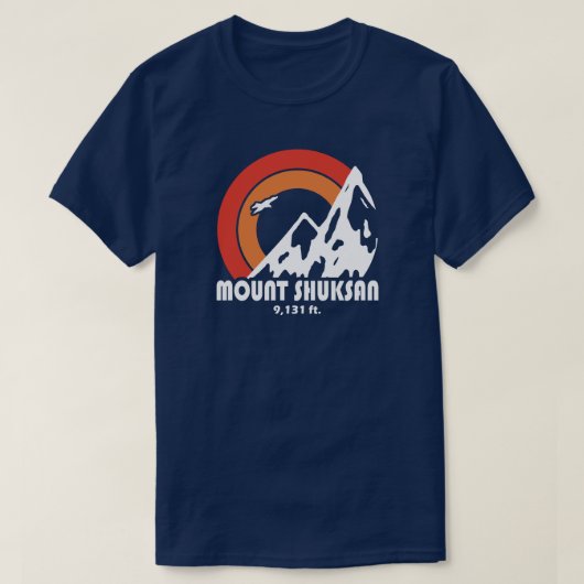 Mount Shuksan Washington Sun Eagle T-shirt (Design voorkant)