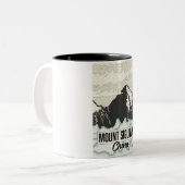 Mount Siguniang China Tweekleurige Koffiemok (Voorkant links)