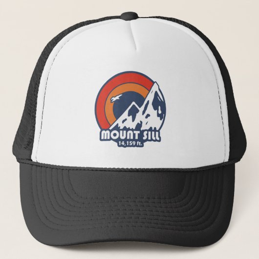 Mount Sill California Sun Eagle Trucker Pet (Voorkant)