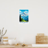 Mount Sneffels Colorado Reisprint Poster (Keuken)