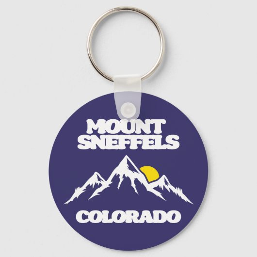 Mount Sneffels Colorado Sleutelhanger (Voorkant)