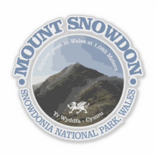 Mount Snowdon Sticker