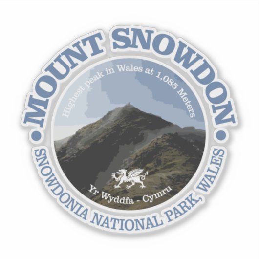 Mount Snowdon Sticker (Voorkant)