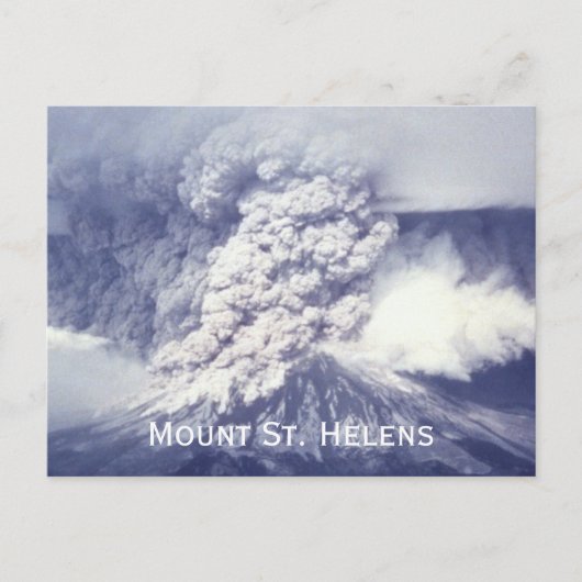 Mount St. Helens Eruption, 18 mei 1980 Briefkaart (Voorkant)