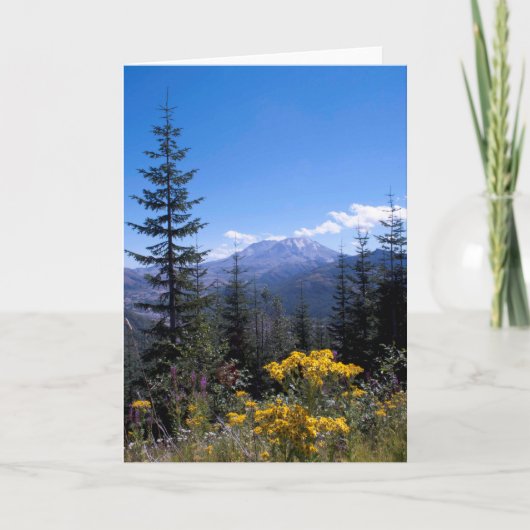 Mount St Helens - Frameable Art Kaart (Voorkant)