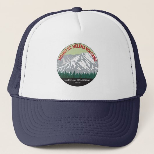 Mount St Helens National Volcanic Monument  Trucker Pet (Voorkant)