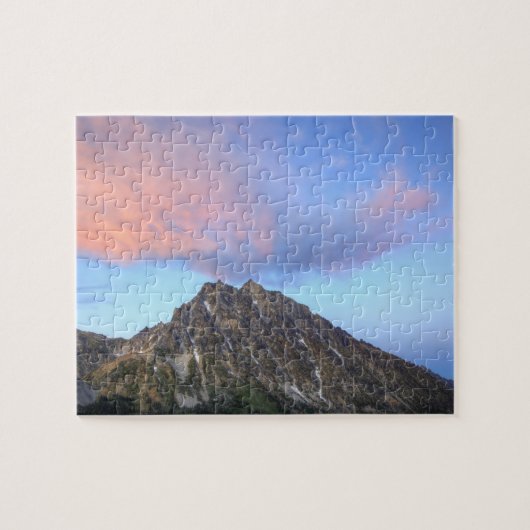 Mount Stuart bij zonsondergang Legpuzzel (Horizontaal)