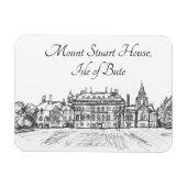 Mount Stuart House, eiland Bute- Magneet (Horizontaal)