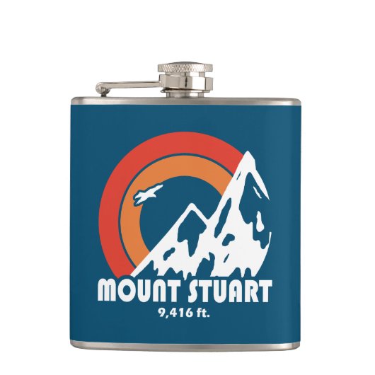Mount Stuart Washington Zon Arend Heupfles (Voorkant)