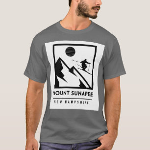 Mount Sunapee ski New Hampshire Verenigde Staten T-shirt
