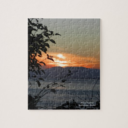 Mount Susitna Alaska / Legpuzzel (Verticaal)
