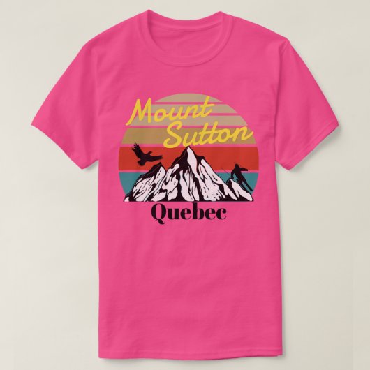 Mount Sutton ski Quebec 1 T-shirt (Design voorkant)