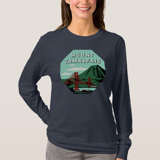Mount Tamalpais California T-shirt (Voorkant)