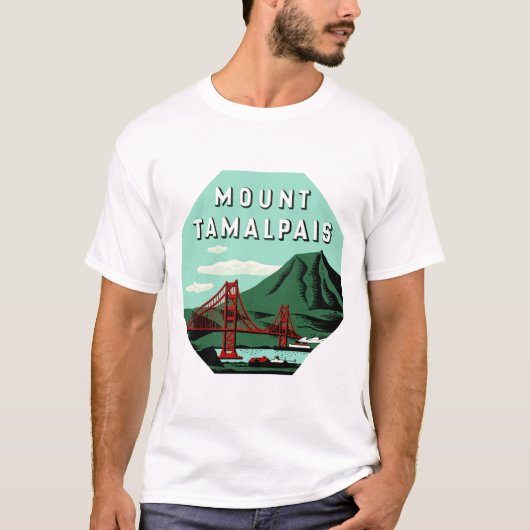 Mount Tamalpais Marin County Verenigd Koninkrijk T-shirt (Voorkant)