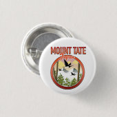 Mount Tate Japan reizen logo Ronde Button 3,2 Cm (Voorkant /achterkant)