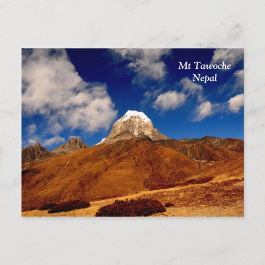 Mount Tawoche Briefkaart (Voorkant)