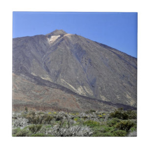 Mount Teide bij Tenerife Tegeltje