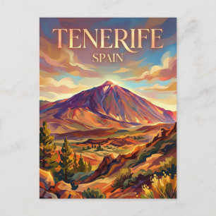 Mount Teide Spanje Briefkaart