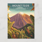 Mount Teide Tenerife Volcanic Peak Travel Briefkaart (Voorkant)