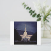 Mount Timpanogos LDS Temple, American Fork, Utah Briefkaart (Staand voorkant)