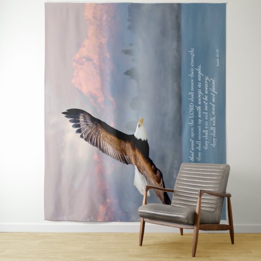 Mount Up met vleugels zoals Eagles Fine Art Wandkleed (In situ)