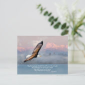 Mount Up With Wings Like Eagles Fine Art Blank Briefkaart (Staand voorkant)