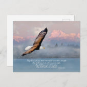 Mount Up With Wings Like Eagles Fine Art Blank Briefkaart (Voorkant / Achterkant)