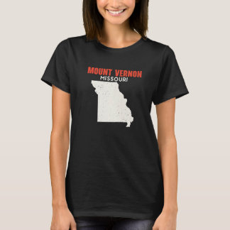 Mount Vernon Missouri USA State America Travel Mis T-shirt