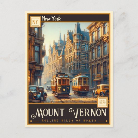 Mount Vernon, New York | Briefkaart (Voorkant)