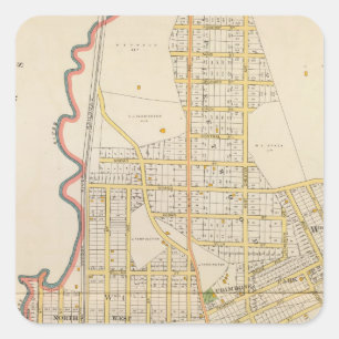 Mount Vernon Westchester County NY Vierkante Sticker